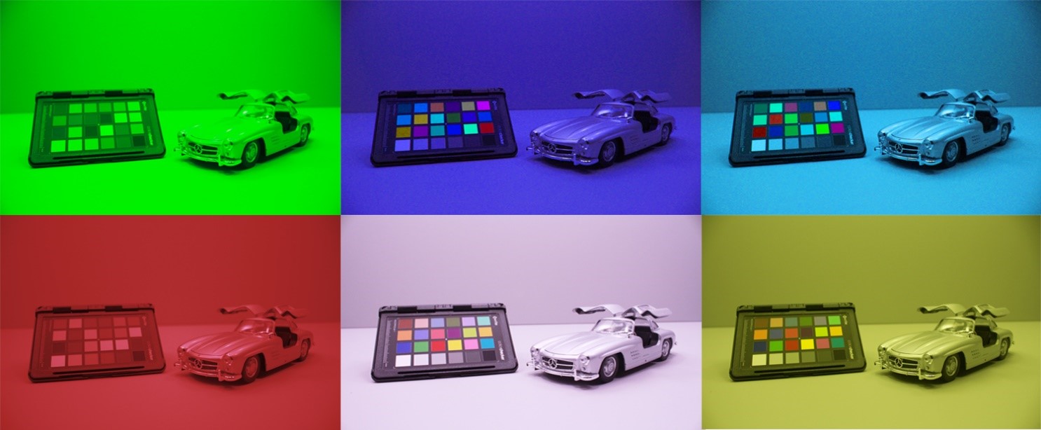 Automotive ambient lighting RGB channels